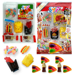 Mini Gomas de Forma de Hamburguer, Batata Frita, Cachorro Quente e Pizza, Doces de Gelatina Macia em Atacado - Product Image 2