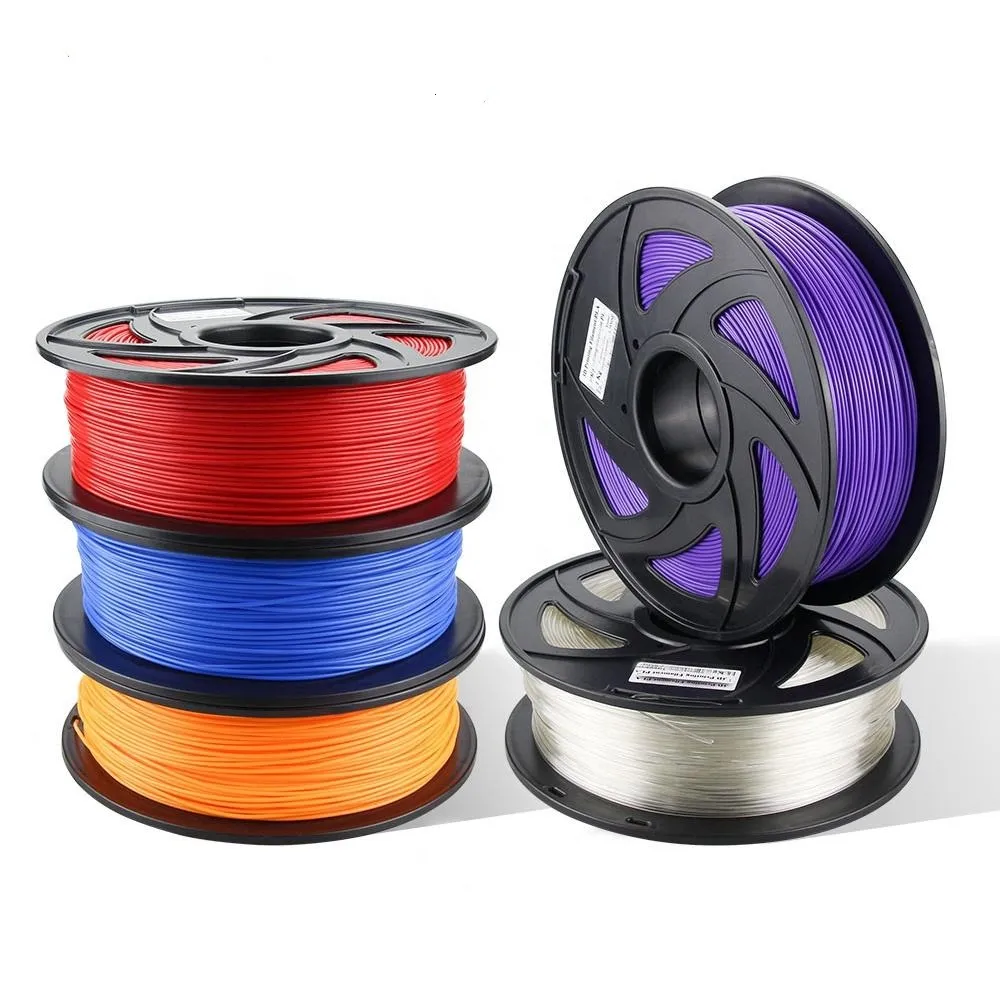 Oem ODM chất lượng hàng đầu OEM 3D máy in Filament 25 loại 60 màu sắc 1.75mm 2.85mm pta PETG ABS Filament mẫu miễn phí