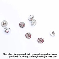 Mini boutons-ancres de 5 mm et 6 mm pour manteaux et vestes de poupées BJD, accessoires de boutons en alliage de zinc écologiques pour vêtements de petites poupées