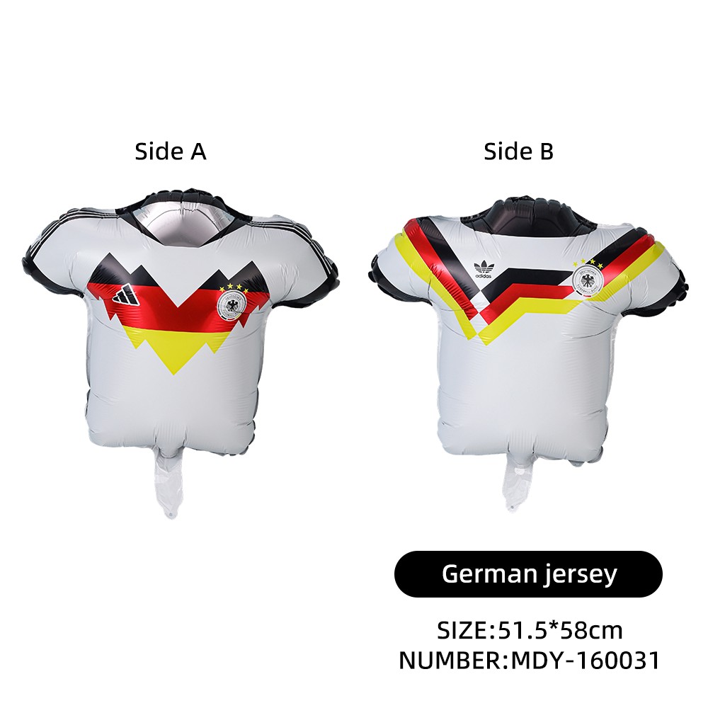 German jersey white+black