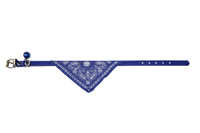 Collier bandana vintage à motif cachemire pour animaux de compagnie, en tissu doux, réglable avec clochette métallique, plusieurs couleurs, accessoires pour chats et petits chiens