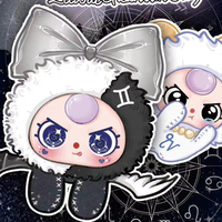 Gantungan Kunci Seri Bintang Penjaga Zodiak PVC Tema Hewan Blind Box Figur Mainan Mini Boneka Trendi Liontin Tas Grosir