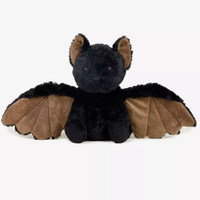 Best-seller Halloween Europe et Amérique : Peluche chauve-souris gothique style Ins, jouet en peluche animal fantastique sombre, doux et apaisant