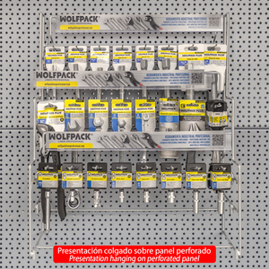 Espositore Industriale da Appendere/da Tavolo per Utensili, Numero 2 / Set Completo da 72 Pezzi - Product Image 4