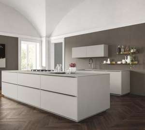 Armoires et tiroirs de cuisine Yaman, accessoires complets pour cuisine, cuisines intégrées adaptées à une fenêtre pour l'extérieur - Product Image 5