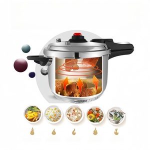 Casserole à pression pour la cuisine domestique <span class=keywords><strong>4</strong></span>/6/8/10 <span class=keywords><strong>L</strong></span>, cuisson rapide, anti-explosion, longue poignée, acier inoxydable 304 - Product Image 6