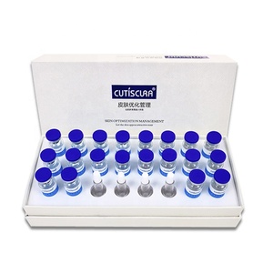 Nhãn hiệu riêng sửa chữa loại bỏ mụn trứng cá đánh dấu giữ ẩm làm dịu Độ nhạy màu xanh đồng Peptide EGF đông khô Bột kit - Product Image 4