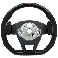 Volant en carbone forgé par le fabricant avec revêtement en daim pour Audi A6 C7 A3 A4 B8 A5 8V 8P A7 S3 S5