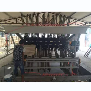 Máquina de composición de portador de abrazadera hidráulica de doble eje de 40 filas