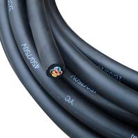 Kabel Pompa Submersible Tahan Air 2 Inti 3 Inti Berlapis Karet Tembaga Fleksibel Kawat Listrik IP68 Bawah Air