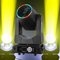 Projecteur de scène mobile Mini Beam 200W avec 48 anneaux LED 0,3W 12V pour mariage, KTV, DJ