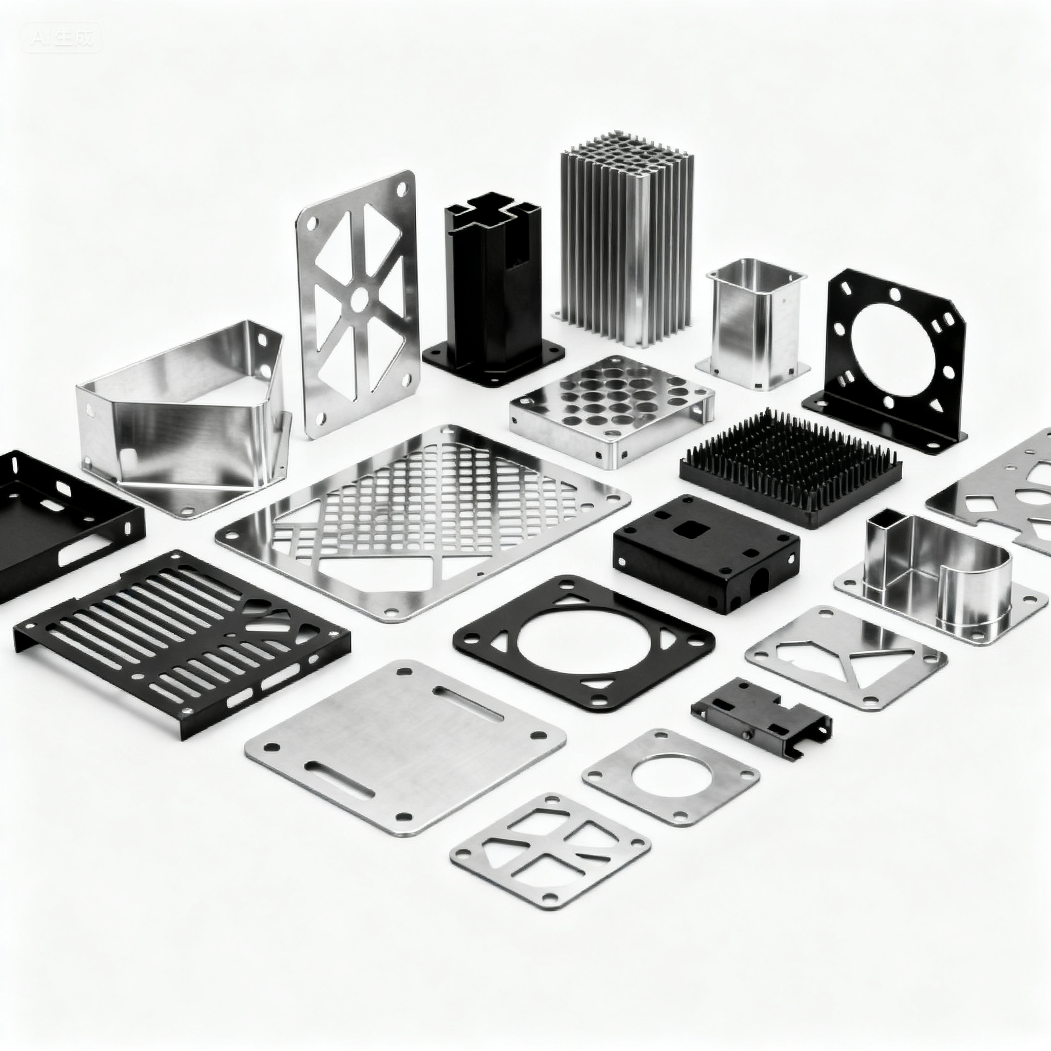 OEM Custom Metal Stamping Laser Cutting Services For Aluminum & Stainless Steel Sheet Metal Parts Factory Direct Fabrication