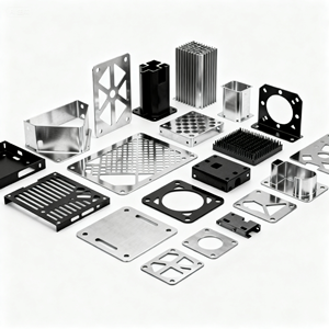 OEM tùy chỉnh kim loại dập laser cắt dịch vụ cho Nhôm & thép không gỉ tấm bộ phận kim loại nhà máy chế tạo trực tiếp - Product Image 1