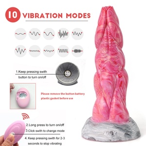 Nuevo Vibrador de Silicona Líquida de Color FAAK 2022, Juguete Sexual, Dildo con Forma de Animal, Tapón Anal, Juguete Sexual para Mujeres y Hombres, Masajeador - Product Image 2