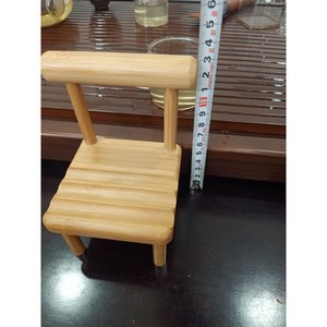 <b>Bamboo</b> and wooden chair, phone holder, <b>stool</b>, phone stand, lazy phone base, factory customization, TikTok influencer OEM. - Product Image 1