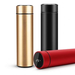 Bouteille d'eau isotherme en acier inoxydable pour femme, avec poignée portable, ornée de strass colorés et de diamants scintillants - Product Image 1