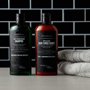 Shampooing et Après-shampooing Pour Hommes avec de La Menthe et L'huile D'arbre À Thé Force Hydratant <span class=keywords><strong>Anti</strong></span>-<span class=keywords><strong>Pelliculaire</strong></span> Naturel - Product Image 2