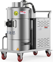 Aspirateur industriel antidéflagrant pour la collecte sécurisée des poussières dans les environnements inflammables, mobile et fiable pour les entrepôts