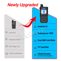 Anysecu 710A HT 4G Dua Arah dengan Fungsi WiFi, NFC & Android 10