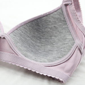 <span class=keywords><strong>Reggiseno</strong></span> di <span class=keywords><strong>cotone</strong></span> da donna traspirante <span class=keywords><strong>morbido</strong></span> Push up sottile <span class=keywords><strong>reggiseno</strong></span> senza fili da donna - Product Image 5