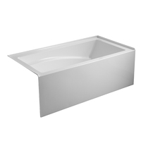 Lavabos de trempage modernes de baignoire de salle de bains de modèle anti-dérapant acrylique blanc portatif pour des hôtels