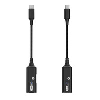 Adaptateur USB C vers USB C 60W avec prise audio 3,5 mm et USB-C, charge rapide PD et convertisseur DAC pour téléphone portable, neuf