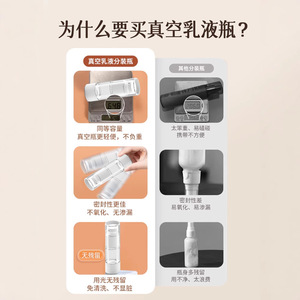 Vacuum Sealed Press Type Travel Bottle 15Ml For Skincare Makeup Remover Toner <b>Essential</b> <b>Oil</b> Spray With Funnel Label <b>Set</b> - Product Image 3