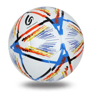Alibaba Good Quality Official Match Size 5 4 3 Pu Leather Football Soccer Ball