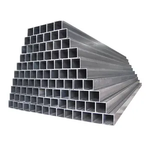 Factory Direct Sales 201/301/302/303/304/304L/316/316L Stainless Steel Square Tube Pipe For Decoration Materials With EXW