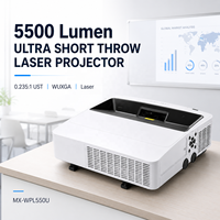 Projecteur laser à ultra courte focale 3LCD WUXGA 5500 lumens pour salle de conférence et entreprise