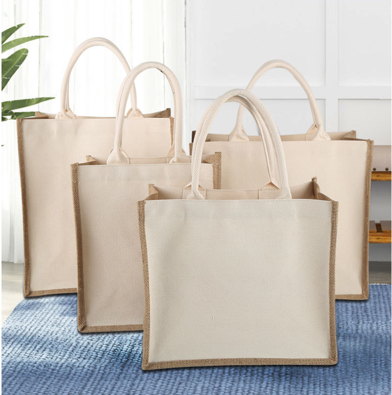 Sacs fourre-tout en toile de Jute étanche et écologique de haute