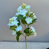 Hortensia Scandinavische stijl Enkele tak Multi-head Kleine jasmijn Zijden bloemenboeket High-end bruiloft Teum-labeling kan worden verzonden