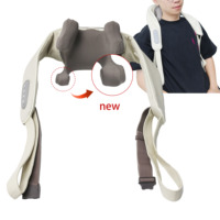 Healthpal OEM Masseur cervical et dorsal 5D Shiatsu à pétrissage avec compresse chaude pour le cou, le dos et les épaules