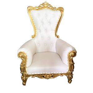 Pour Tabourets de <span class=keywords><strong>Bar</strong></span> Pédicure Spa Royal Écharpes Bleu De Mariage De Luxe Avec Dossier Haut Chaise Pas Cher Roi Trône - Product Image 3