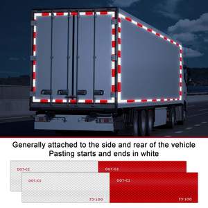 <span class=keywords><strong>Cinta</strong></span> Reflectante Blanca Brillante, <span class=keywords><strong>Cinta</strong></span> de Seguridad Roja, Pegatinas Reflectantes Impermeables <span class=keywords><strong>para</strong></span> Exteriores <span class=keywords><strong>para</strong></span> Materiales Pesados - Product Image 3