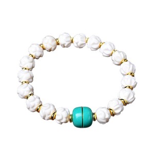Deer Antler Baixiang Seed <strong>Bracelet</strong> Buddhist Prayer Beads Cypress Seed Hand Chain Vintage Cultural Play Bone Horn Bangle Made - Product Image 5