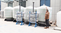 Planta de Desalinización de 50 T/H, Sistema de Tratamiento de Agua por Ósmosis Inversa de 50000 LPH para Agua de Alimentación de Calderas de Plantas de Energía, Estructura de Acero Inoxidable SS304, PLC Automático