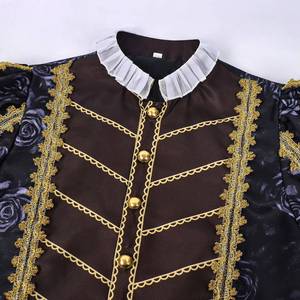 Disfraz de Rey de la Dinastía Tudor Isabelina Estampado para Hombre de HP, Traje Noble de la Era Victoriana para Representaciones Teatrales, Halloween - Product Image 3
