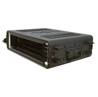 Support antichoc moulé par soufflage PE OEM personnalisé 19 pouces DJ Rack Case pour amplificateur audiovisuel 2U 3U 4U 6U Flight Shipping Case
