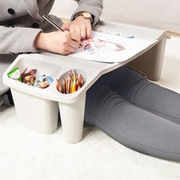 Table de lit portable multifonctionnelle pour enfants, en plastique, pour écrire et lire, plateau de bureau pour ordinateur portable, design moderne, chambre à coucher