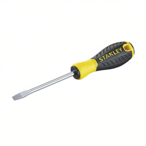 Stanley <b>Screwdriver</b> Flat Head 6mm 100mm Ergonomic Handle - Product Image 2