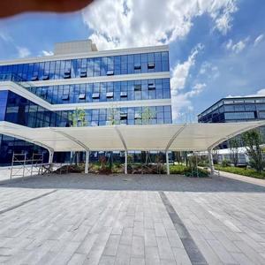 Estructura de Membrana Tensada en Cantilever de PVDF Resistente a la Lluvia para Cocheras de Vehículos al Aire Libre - Product Image 2