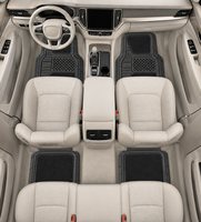 Tapis de sol de voiture universels imperméables et résistants, avec tapis de sol moquetté, tapis de sol de voiture bicolores élégants, pour voitures, camions, SUV