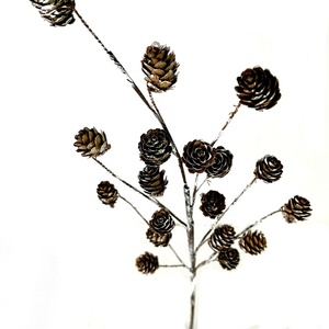 Thông nón Hoa Sắt Que Cho Halloween Trang Trí Nội Thất Trung Tâm Mua Sắm Bầu Không Khí Trang Trí Với Các Chi Nhánh Cây Thông Giáng Sinh - Product Image 2