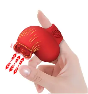 B0424 xách tay kích thước nhỏ clit Sucker Red Rose Vibrator Đồ chơi tình dục cho phụ nữ