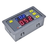Minuterie électronique avec affichage LED, 12V, 24V, AC 110V, 220V, DC 12V, minuterie, contrôleur de Cycle, interrupteur relai de minuteur réglable