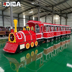 <span class=keywords><strong>Tren</strong></span> Eléctrico sin Rieles a <span class=keywords><strong>Precio</strong></span> Competitivo, 4 Vagones sin Rieles, Paseo en <span class=keywords><strong>Tren</strong></span> sin Rieles para Resorts y Lugares Turísticos - Product Image 1