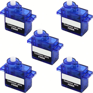 Micro FS90R Servomotor Analógico 9G de Rotación Continua de 360 Grados con Receptor Remoto Incluido para Coche de Juguete Robot y Rotor de Helicóptero RC - Product Image 3
