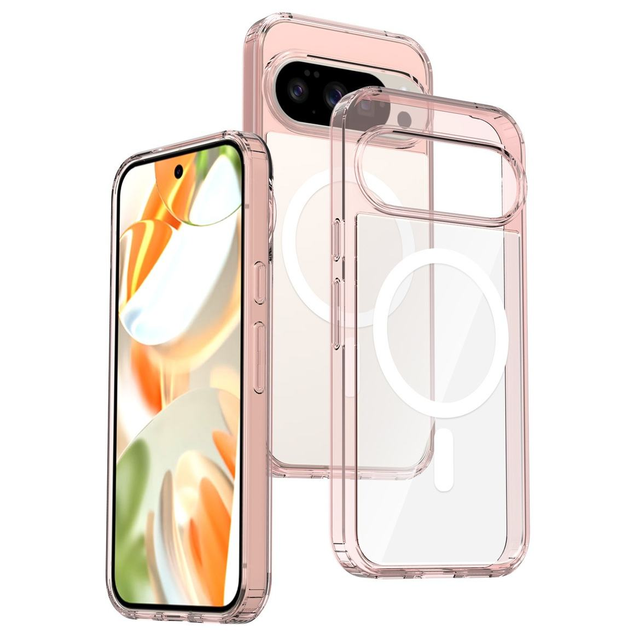 Slim Crystal Clear Magnetic Phone Case Anti Scratch Transparent Back Cover for Google Pixel 10 Pro XL 2025