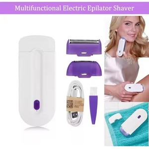 Kit de Depilación Indolora Smart Health Touch, Depiladora Recargable por USB para Cuerpo, Rostro, Piernas, <span class=keywords><strong>Bikini</strong></span>, Afeitadora de Manos para Mujer - Product Image 4